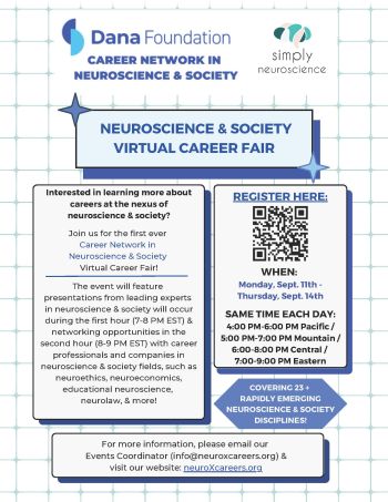 Neuroscience & Society Virtual Career Fair image