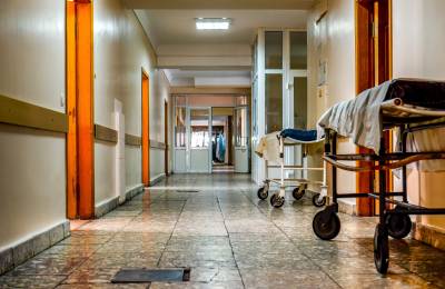 Image of hospital corridor. 