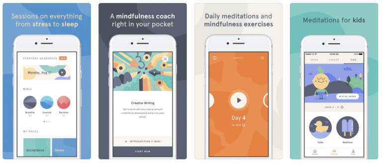 image of meditation app