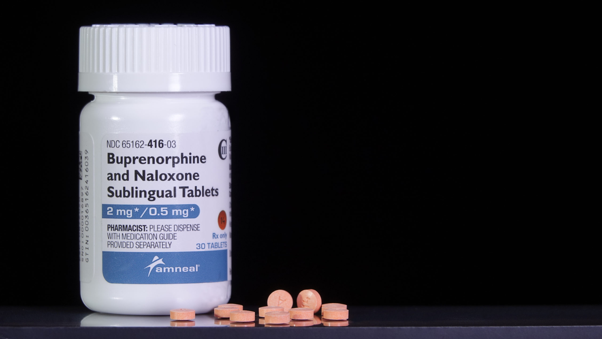 pill bottle - buprenorphine / naloxone