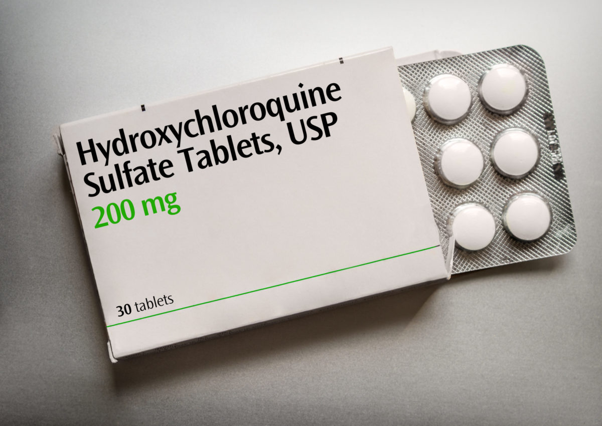 Box of Hydroxychloroquine Tablets