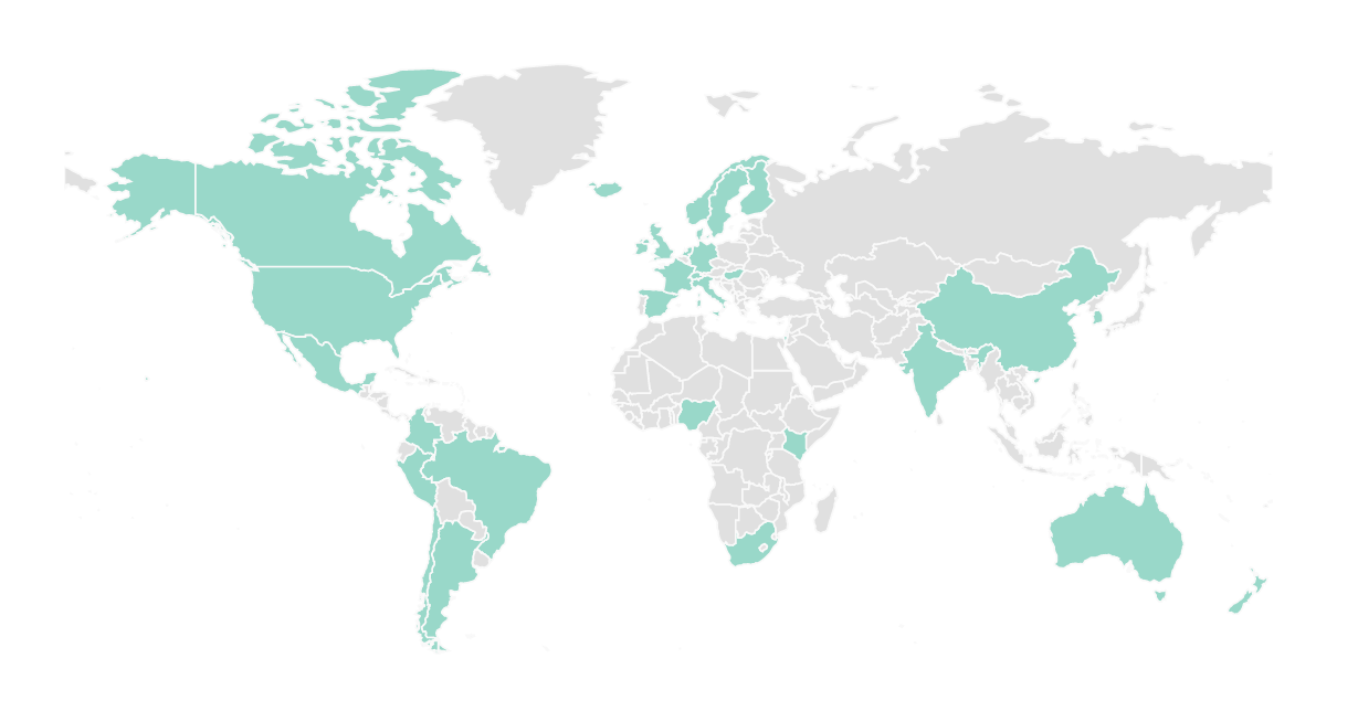 Map from Global COVID-19 Symposium.