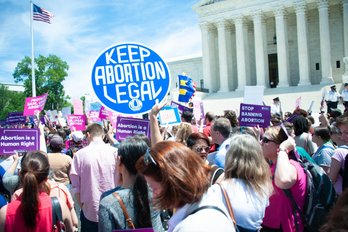 abortion protest outside supreme court.