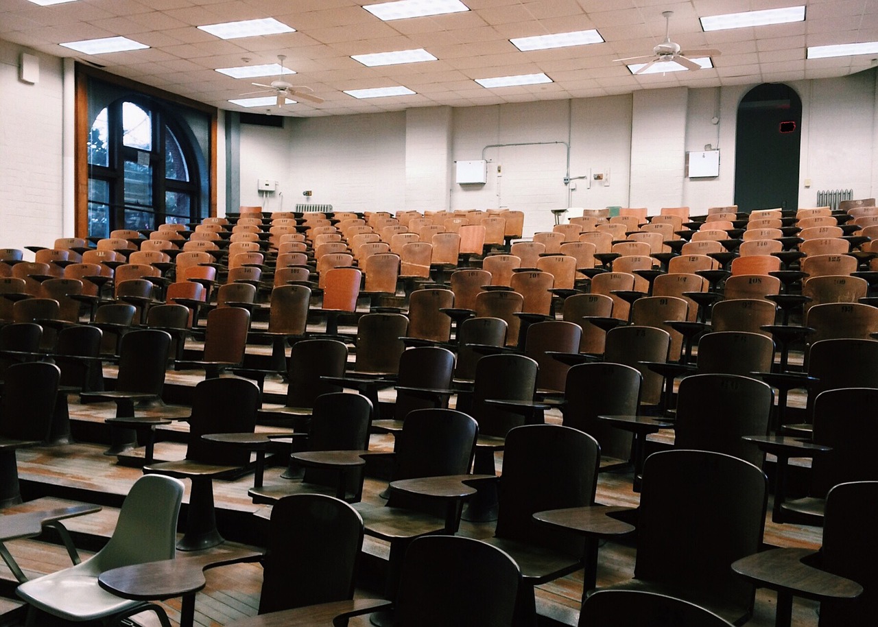 Empty classroom.