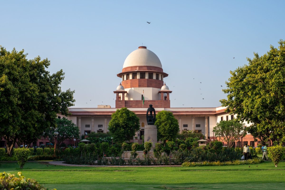 New Delhi, India-May 4 2018: Supreme court of India building in New Delhi, India.