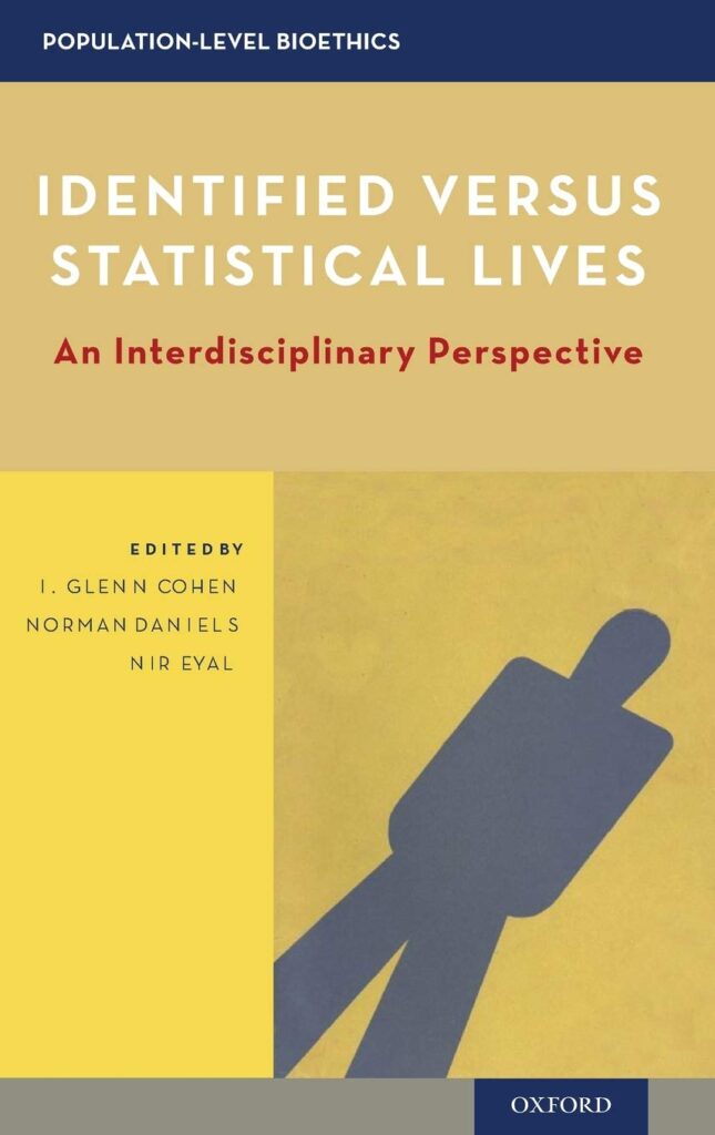 Identified Versus Statistical Lives: An Interdisciplinary Perspective book cover. 